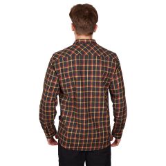 Alpinist Felder Erkek Ekose Outdoor Gömlek Sarı-Kırmızı