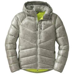 OR Men's Incandescent Hooded Down Jacket Alloy/Jolt