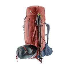 Deuter Aircontact X 60+15 SL Kadın Sırt Çantası redwood-ink