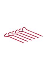MSR Hook Stakes Kit Çadır Kazığı 6'lı Red
