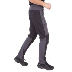 Alpinist Rugged Erkek Outdoor Pantolon Antrasit-Siyah