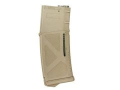 ARCTURUS AR M4/M16 30/130BB Ayarlı TAN Renk Kapasite Göstergeli Polimer Airsoft Şarjör