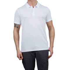 Alpinist Roc Erkek Polo T-Shirt Beyaz
