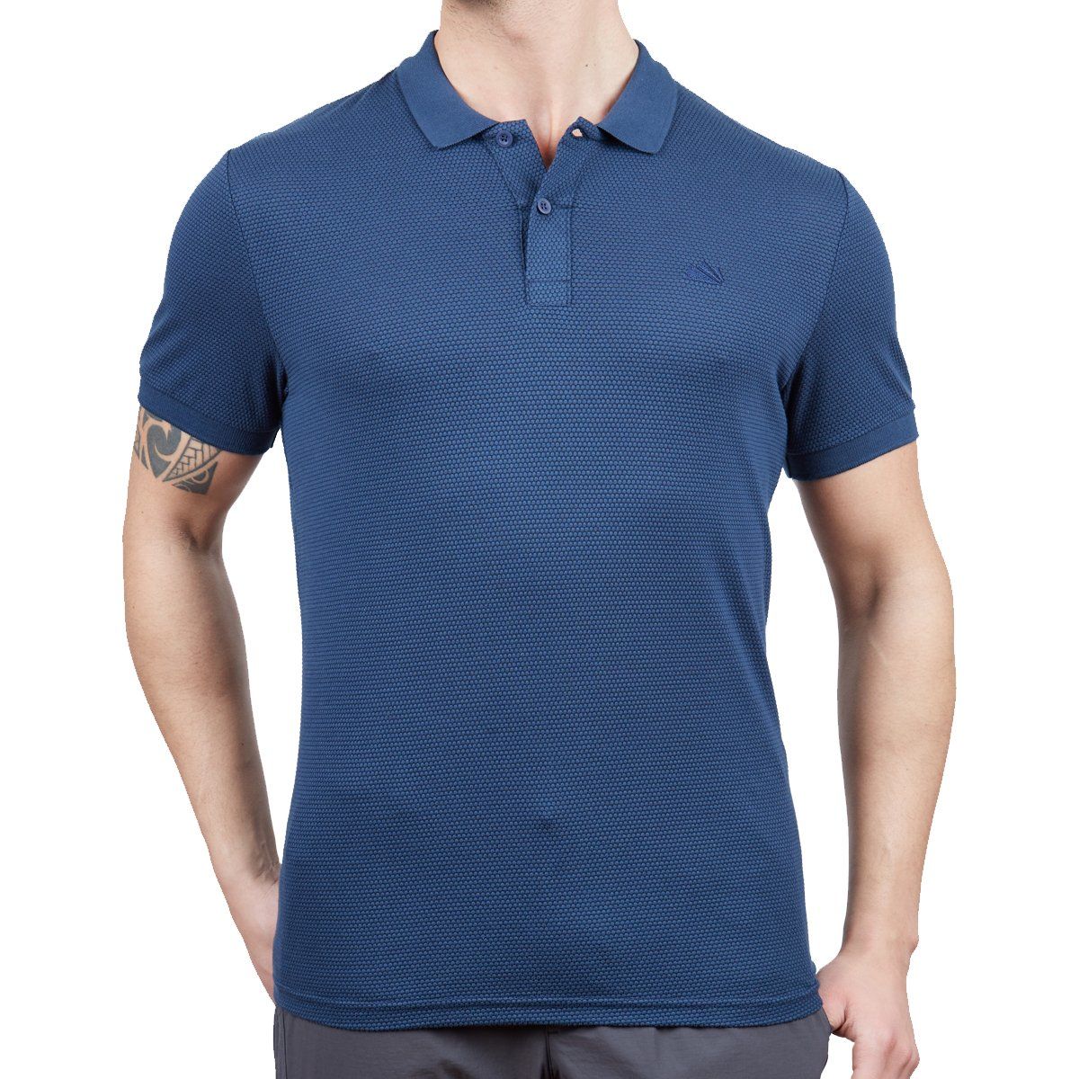 Alpinist Roc Erkek Polo T-Shirt Indigo