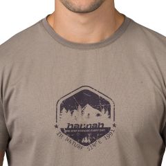 Hannah Ramone Erkek Baskılı T-Shirt Timber Wolf