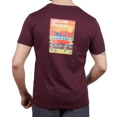 Alpinist Vassi Erkek T-Shirt VİŞNE