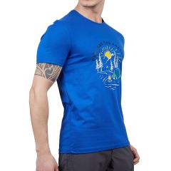 Alpinist Vide Erkek T-Shirt Sax