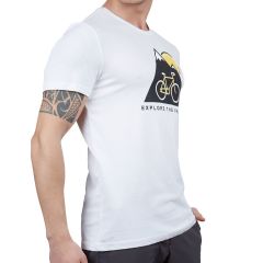 Alpinist Tarius Erkek T-Shirt BEYAZ