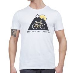 Alpinist Tarius Erkek T-Shirt BEYAZ