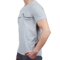 Alpinist Nordic Erkek T-Shirt Gri Melanj