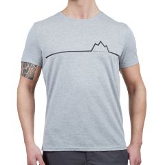 Alpinist Nordic Erkek T-Shirt Gri Melanj