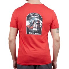 Alpinist Nordic Erkek T-Shirt kırmızı