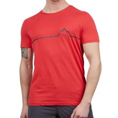 Alpinist Nordic Erkek T-Shirt kırmızı