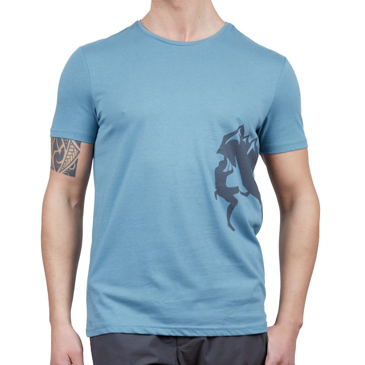 Alpinist Camp Erkek T-Shirt S.Blue