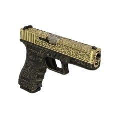 We Glock 17 Ivory Gravürlü Airsoft Tabanca (GBB)