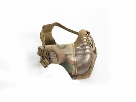 ASG Yanak pedli metal örgü maske, Multicam 19080