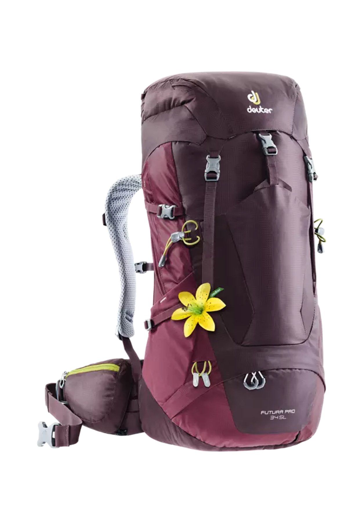 DEUTER Futura PRO 34 Litre SL Sırt Çantası AUBERGİNE-MARON