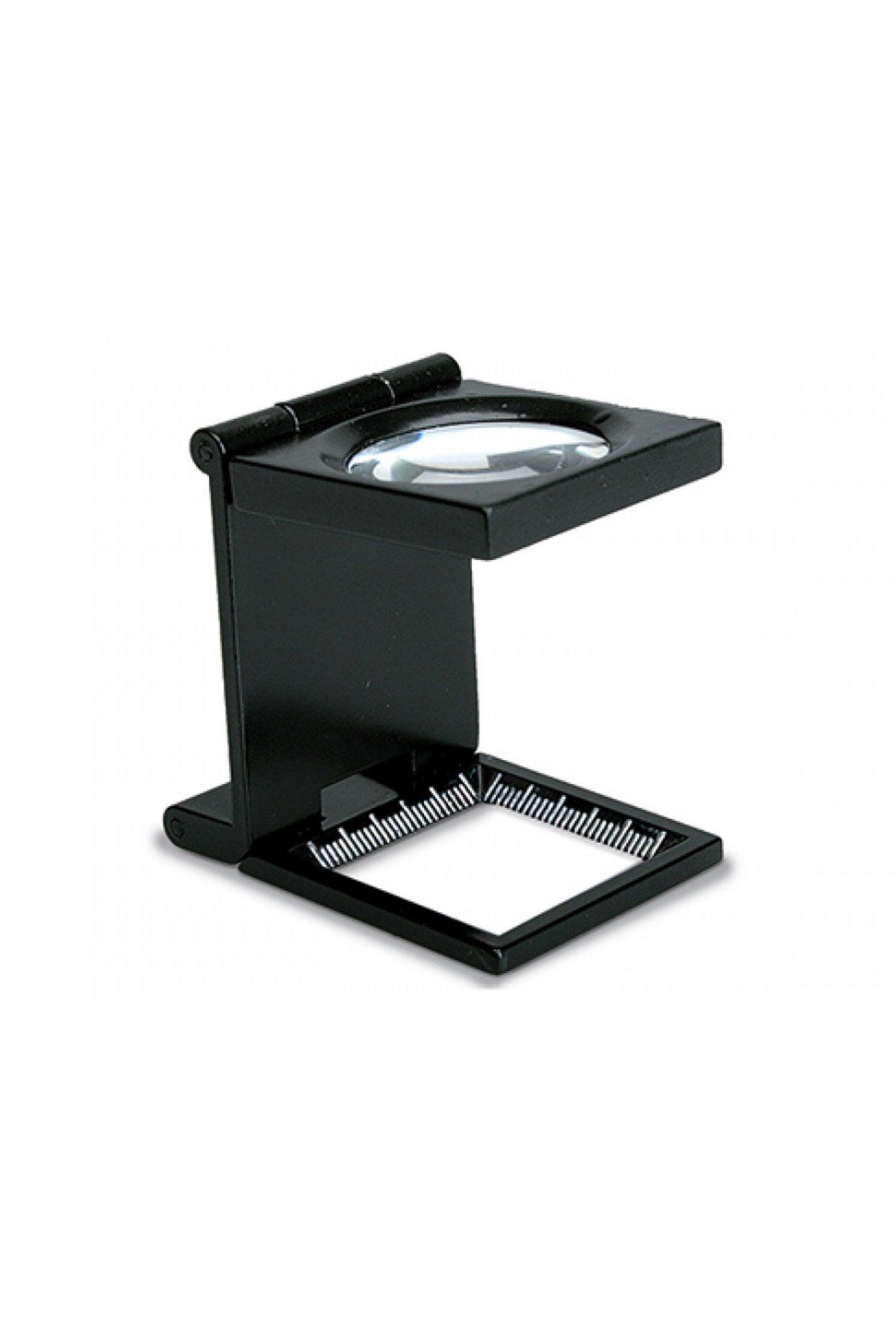 Konus Linen Tester 6x 55x50 With Dual Led Light Masa Üstü Işıklı Büyüteç Siyah