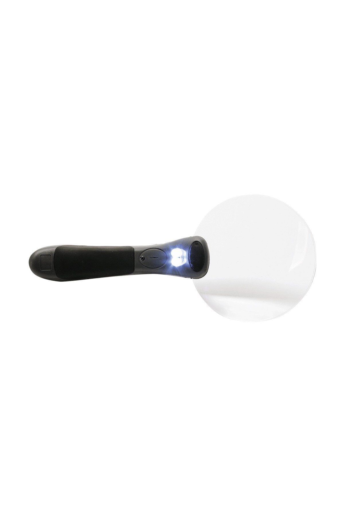 Konus Lux 90 2,5x Çift LED Aydınlatmalı Hafif ve Geniş Çaplı Büyüteç Gri