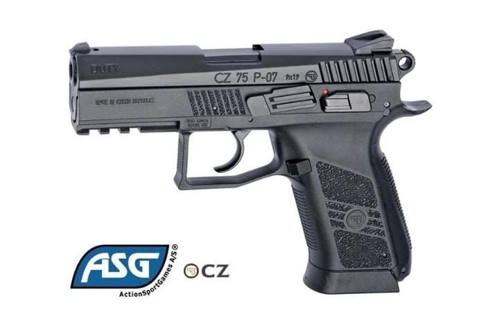 16720 ASG CZ75 P-07 Duty Blowback Airsoft Tabanca