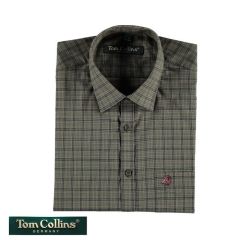 Tom Collins Kareli Uzun Kollu Gömlek 45/46