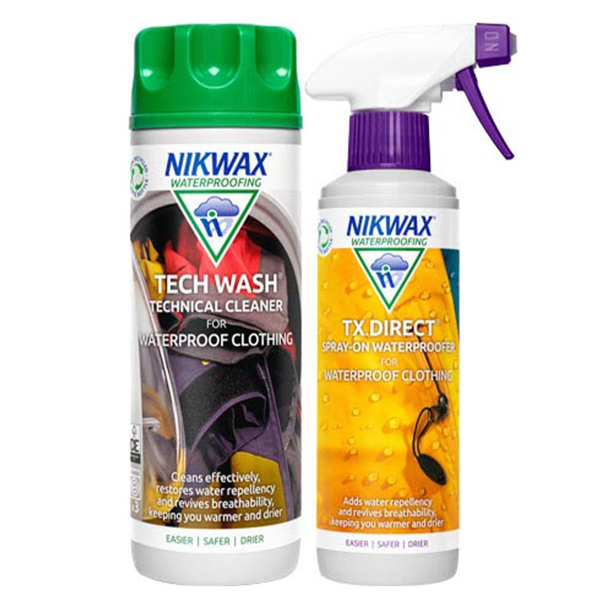 Nikwax Twin Tech Wash & TX Direct Temizlik & Su Geçirmez Sprey 300 ML