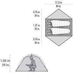 MSR Hubba Hubba NX Tent, v7 Green