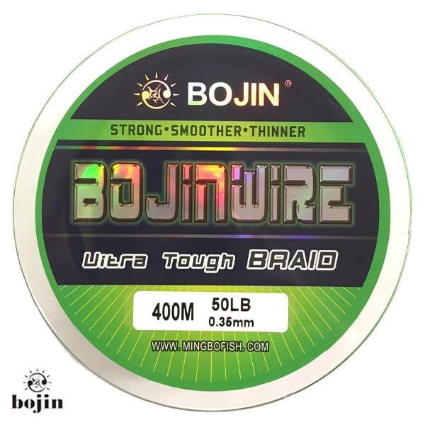 BOJIN 4X Braıd İp Misina 0.35 mm  400 m  Yeşil