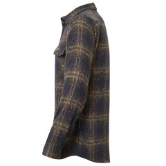 Alpinist Vejan Erkek Ekose Outdoor Gömlek Lacivert-Sarı