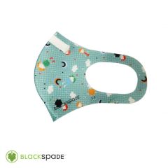 BLACKSPADE Çocuk Koruyucu Maske Mutlu Desen S1