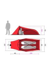 Hannah Hawk 2 Kişilik Ultralight 5 Mevsim Çadır