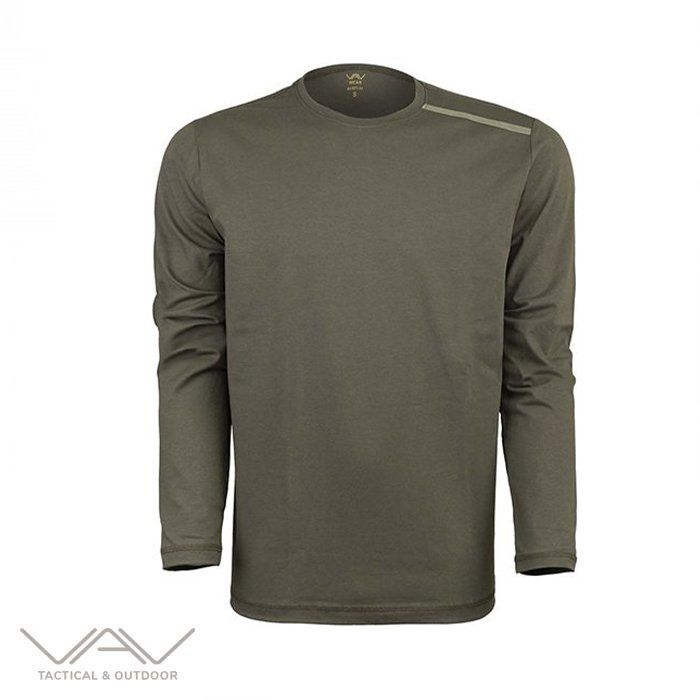 VAV Baseti-04 Uzun Kol Sweatshirt Haki M