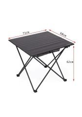 Evolite Nature Katlanabilir Kamp Masası Büyük (71 X 68 X 62cm) Sİ