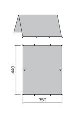 Hannah Skyline 4 Tarp Çadır Tente 2/4 Kişilik Capulet Olive