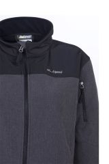 ALPİNİST Alpine Erkek Softshell Ceket Antrasit-Siyah