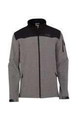 ALPİNİST Alpine Erkek Softshell Ceket Gri-Siyah