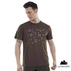 Alpinist Baseline Ultra Dry Erkek T-Shirt Kahverengi