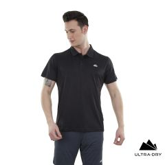 Alpinist Horizons Ultra Dry Erkek Polo T-Shirt Siyah