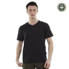 Alpinist Vortex Erkek T-Shirt Siyah