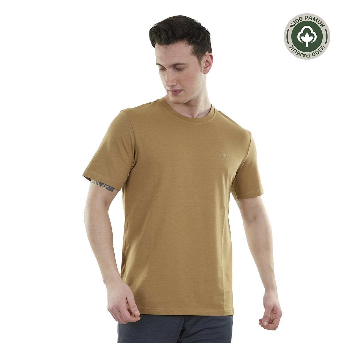 Alpinist Lucid Erkek T-shirt Camel
