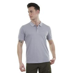 Alpinist Edge Erkek Polo T-Shirt Gri