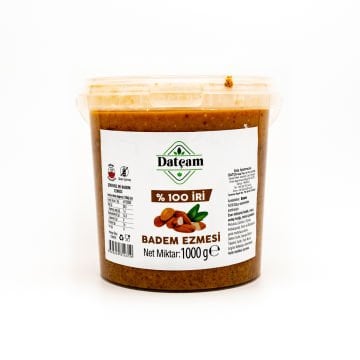 % 100 İri Badem Ezmesi Şekersiz 1kg
