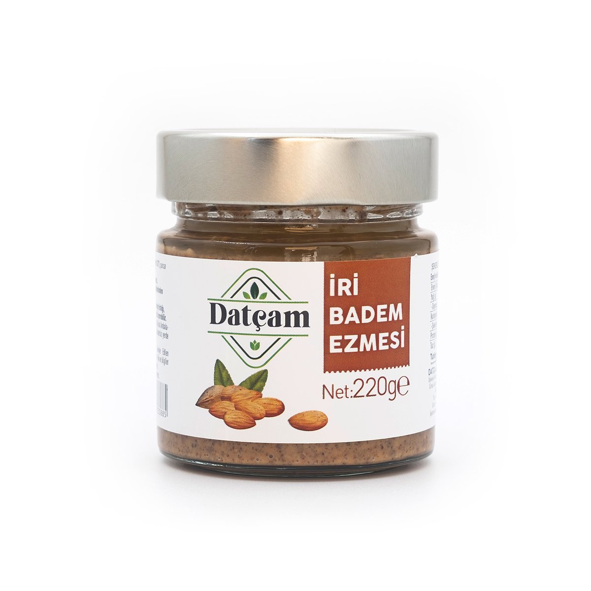 İri Badem Ezmesi (Şekerli) 220gr