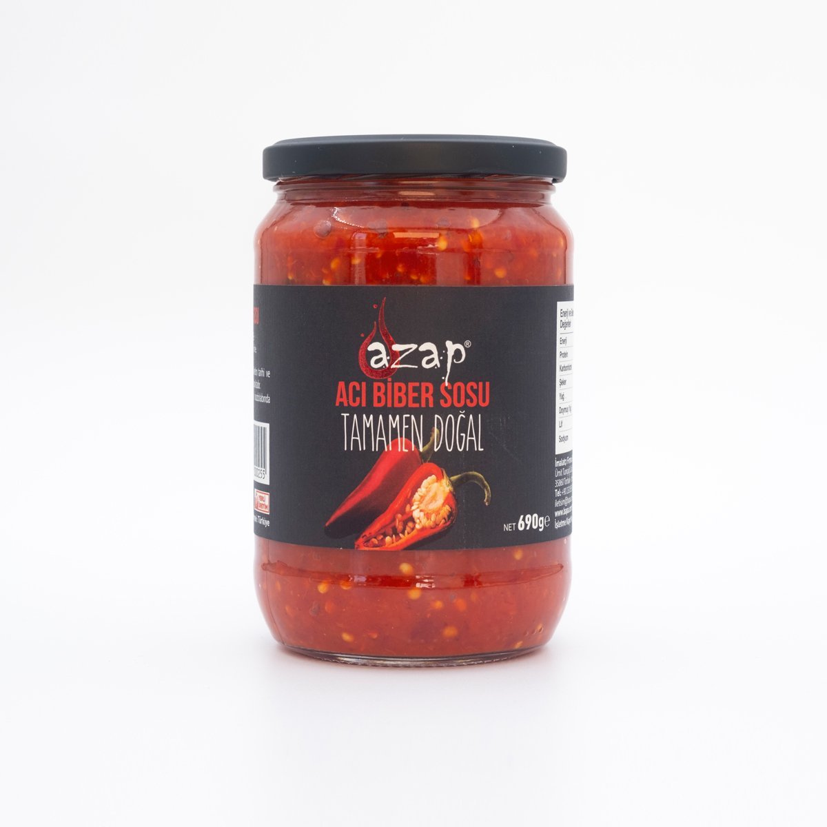 Azap Acı Biber Sosu 690gr