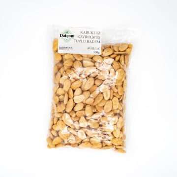 Kabuksuz Kavrulmuş Tuzlu Badem 500gr