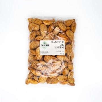 Kabuklu Ak Badem 500gr