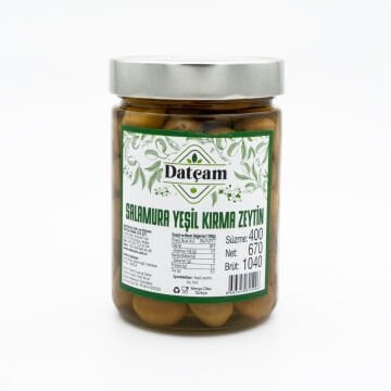 Salamura Yeşil Kırma Zeytin 670gr