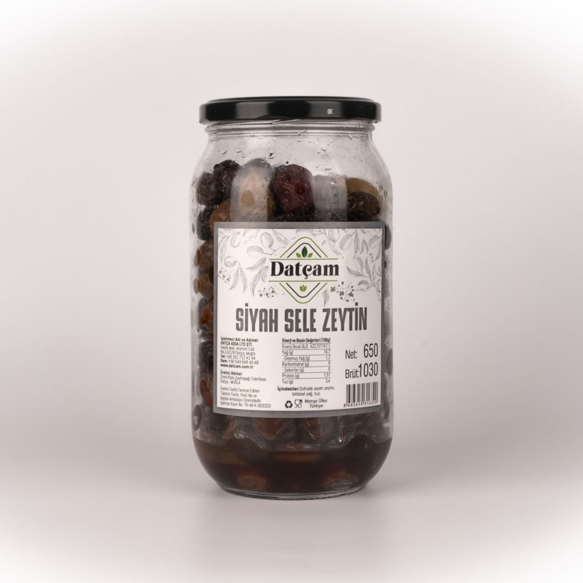 Siyah Sele Zeytin 600gr