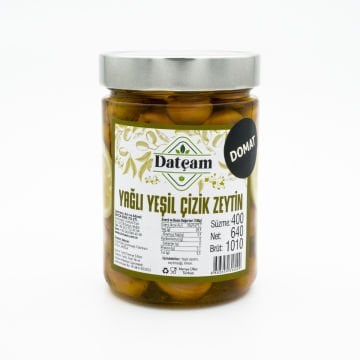 Yağlı Yeşil Çizik Zeytin 2kg