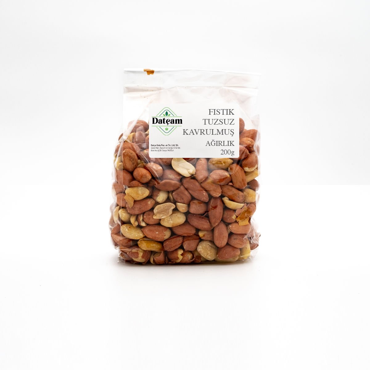 Fıstık Kavrulmuş Tuzsuz 200gr